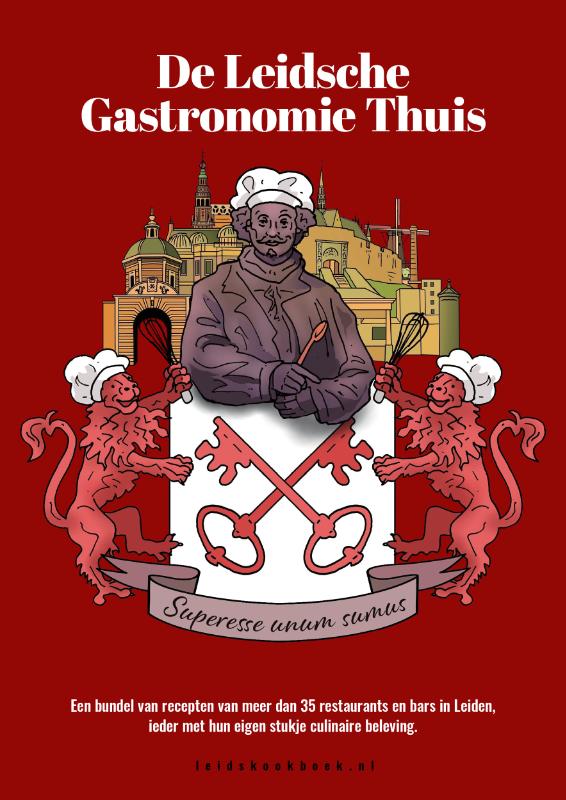 boekenbalie_9789083141206_cover De Leidsche Gastronomie Thuis / Horeca Kookboek / 2