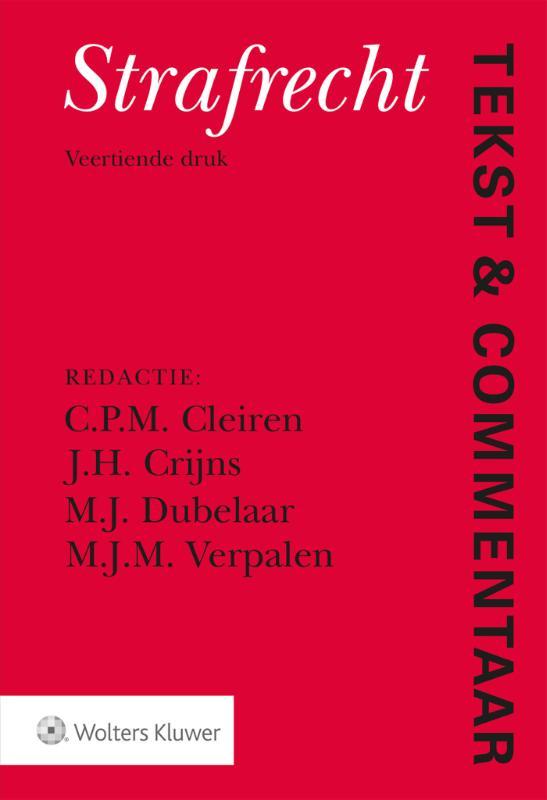 Strafrecht / Tekst & Commentaar