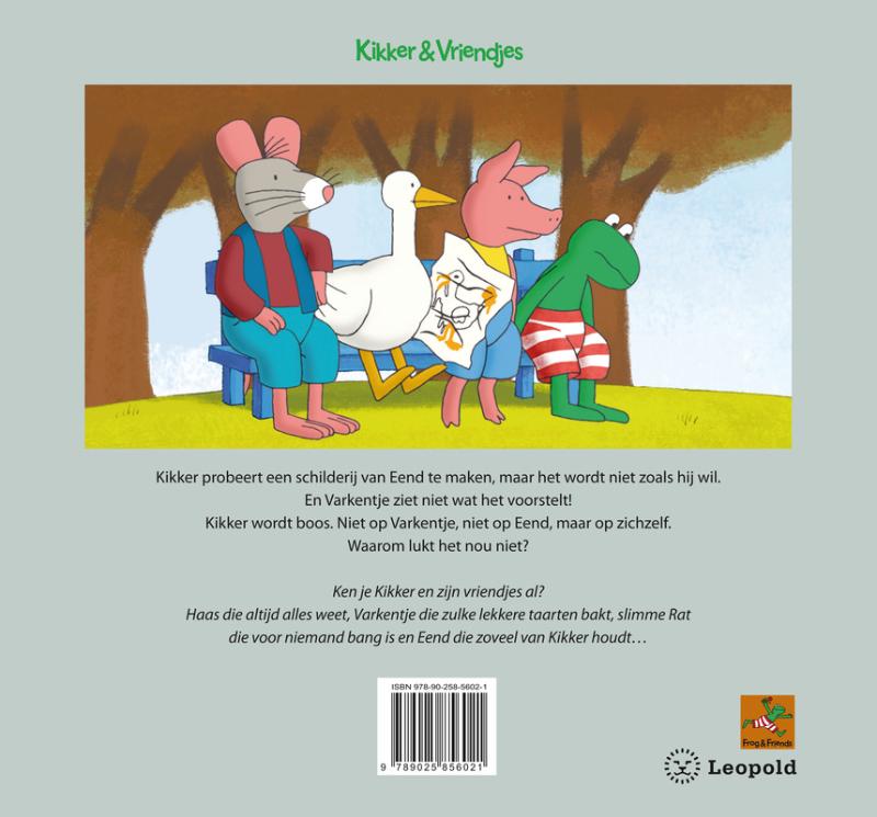 Kikker is boos / Kikker & vriendjes achterkant
