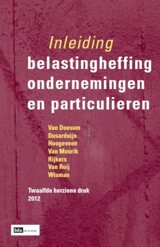 boekenbalie_9789012388153_cover Inleiding belastingheffing ondernemingen en particulieren 2012