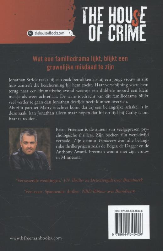 Het kille nergens / The house of crime achterkant