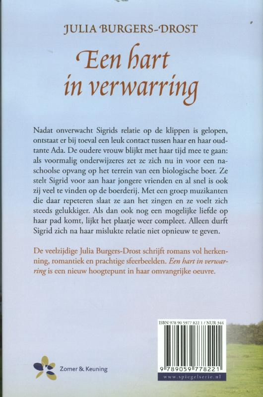 Een hart in verwarring / Spiegelserie Een hart in verwarring / Spiegelserie achterkant