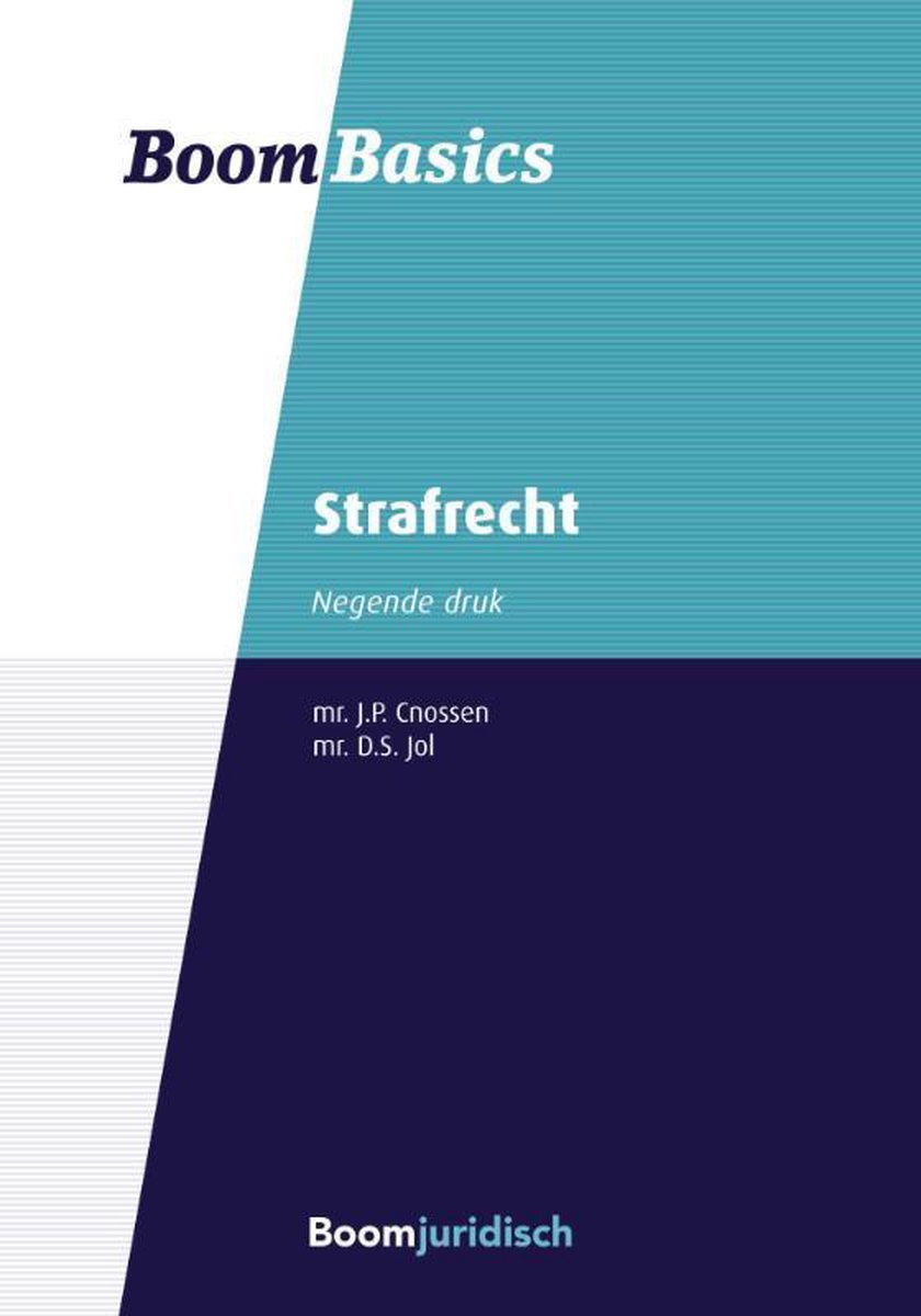 J.P. Cnossen Strafrecht / Boom Basics thumbnail
