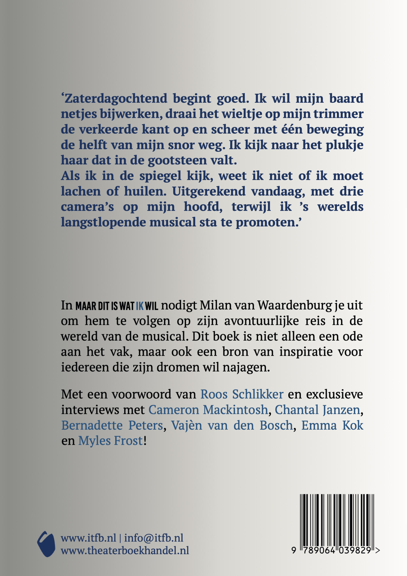 Maar dit is wat ik wil achterkant