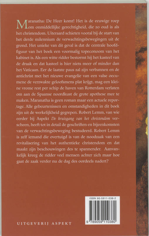 Maranatha achterkant