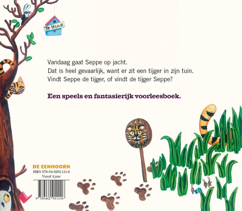 Er zit een tijger in mijn tuin achterkant