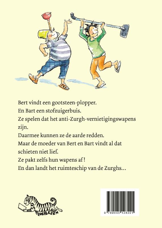 Bert en Bart redden de wereld / Tijgerlezen / 2 achterkant