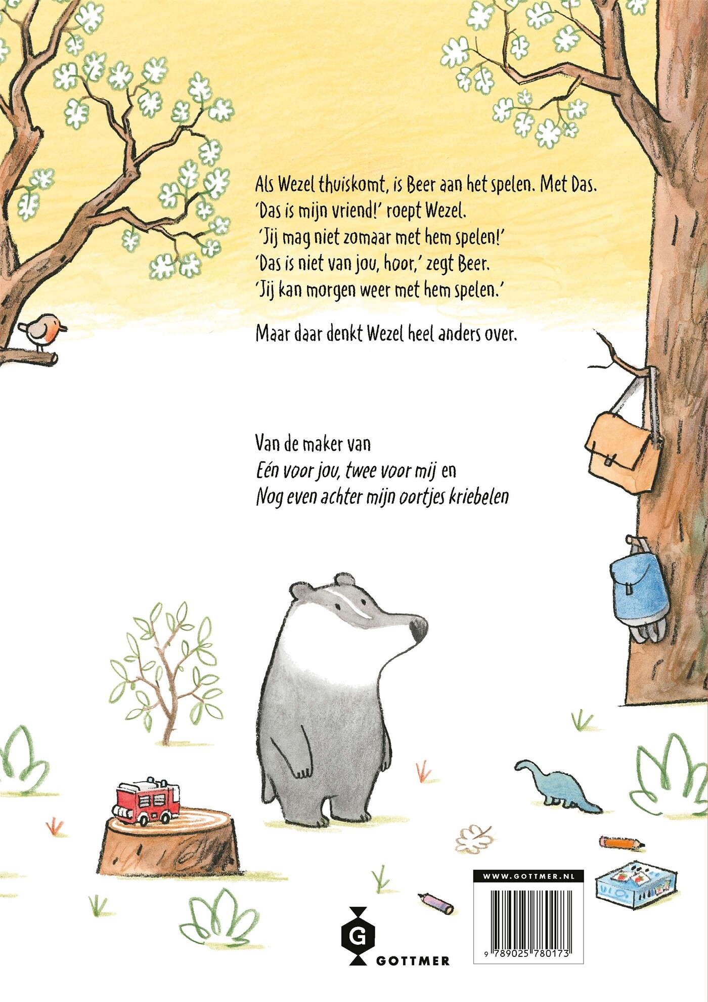 Morgen ben IK de baas! achterkant