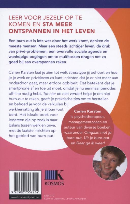 Tot hier en niet verder Tot hier en niet verder achterkant