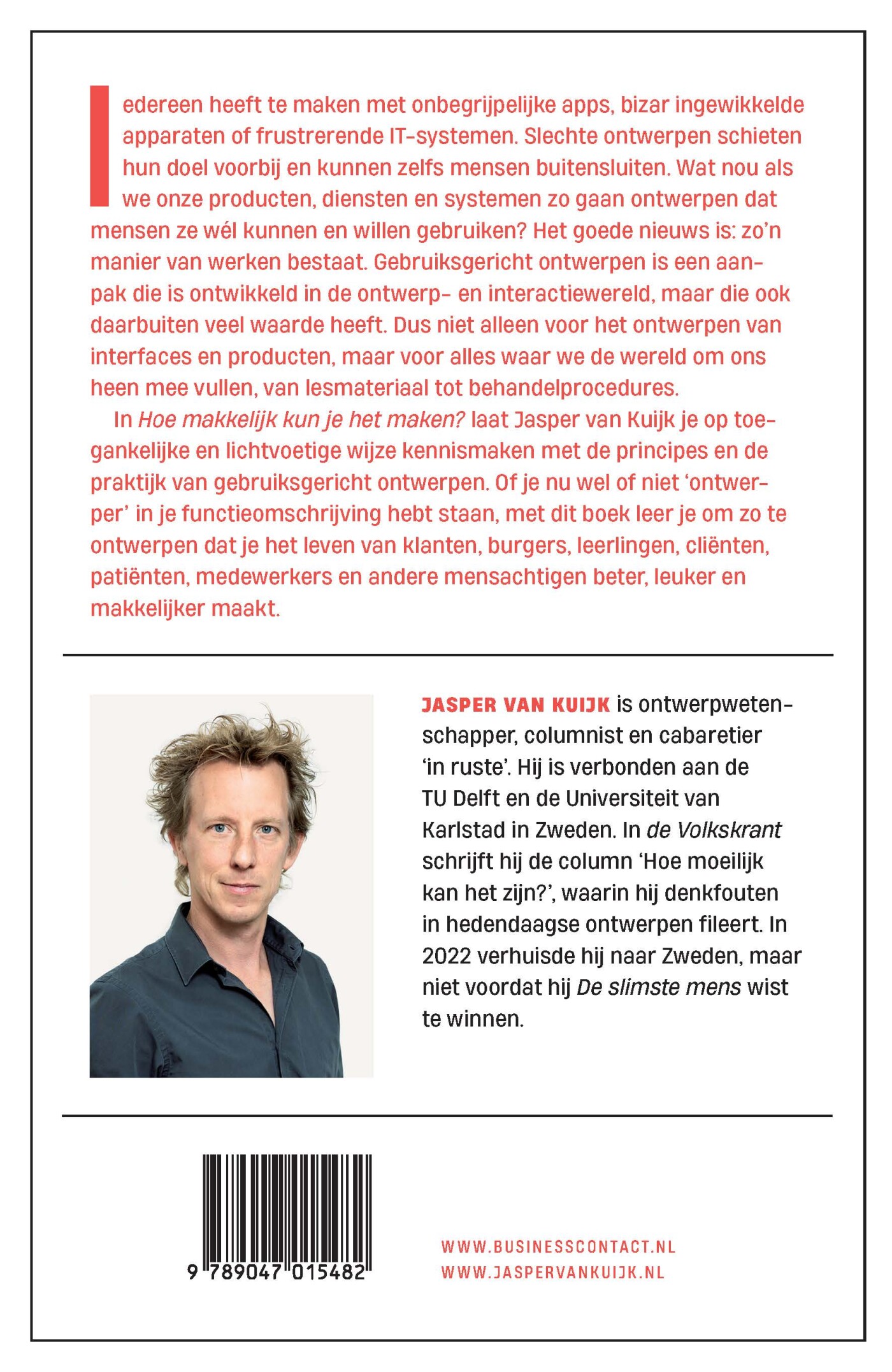 Hoe makkelijk kun je het maken? achterkant