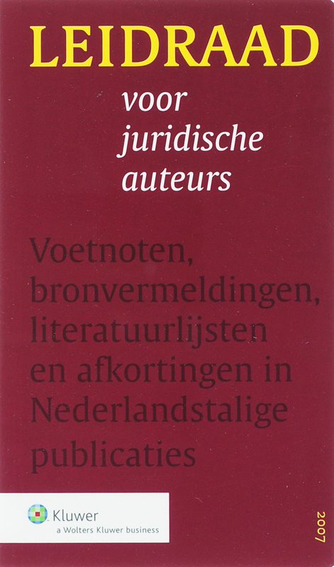 boekenbalie_9789013042672_cover Leidraad voor juridische auteurs