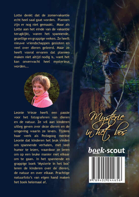Mysterie in het bos achterkant
