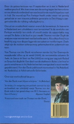 Buiten is het koud en guur achterkant