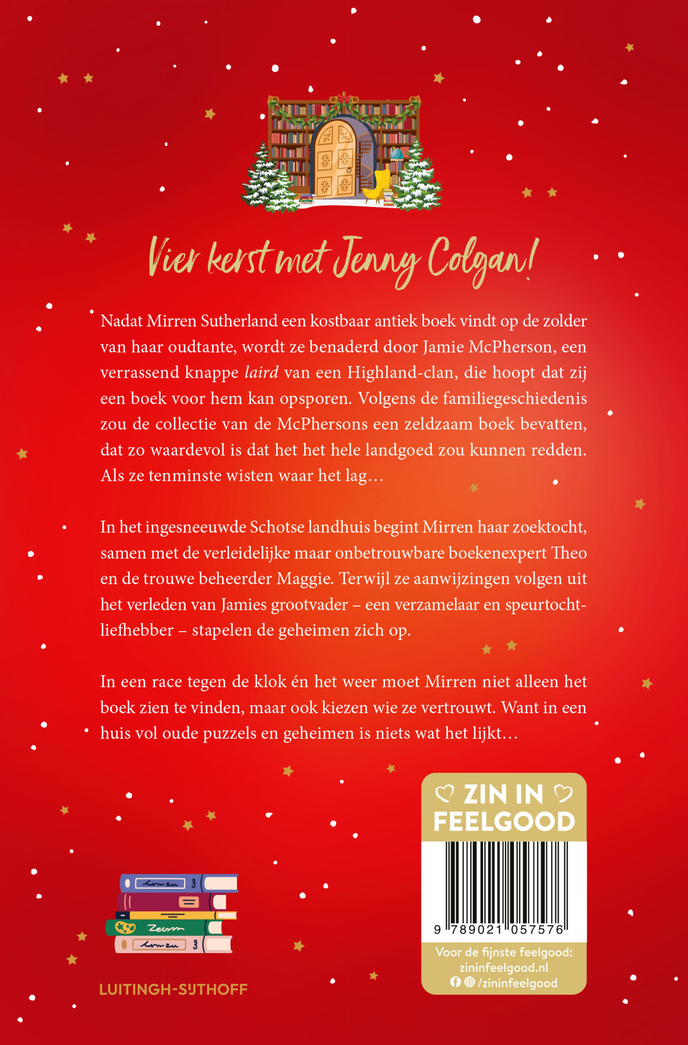 De verborgen kerstbibliotheek achterkant