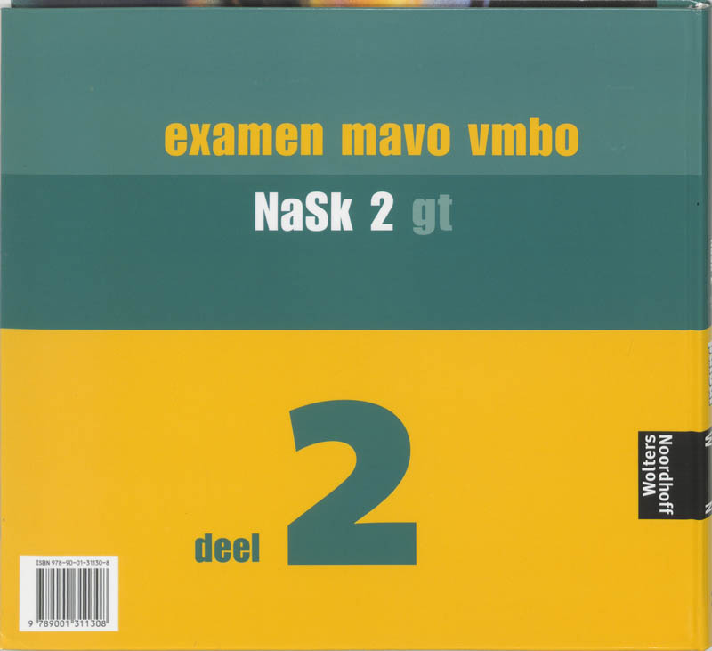 Pulsar / NaSk2 2 mavo/vmbo GT / deel Leerlingenboek achterkant