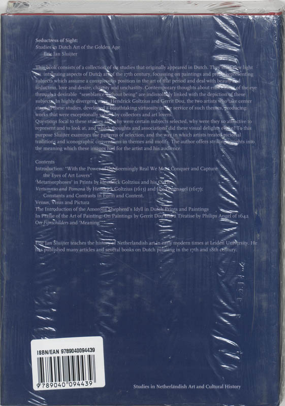 Seductress of sight / Studies in Netherlandish Art and Cultural History / 2 achterkant