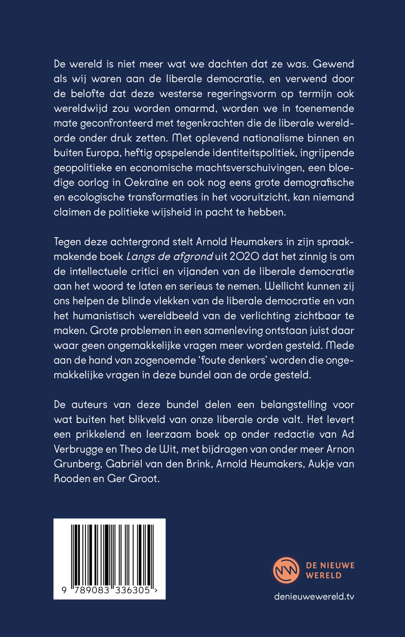 De liberale democratie onder vuur achterkant