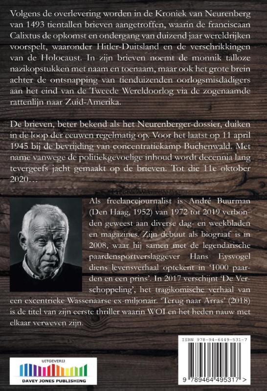 Het Neurenberger Mysterie achterkant