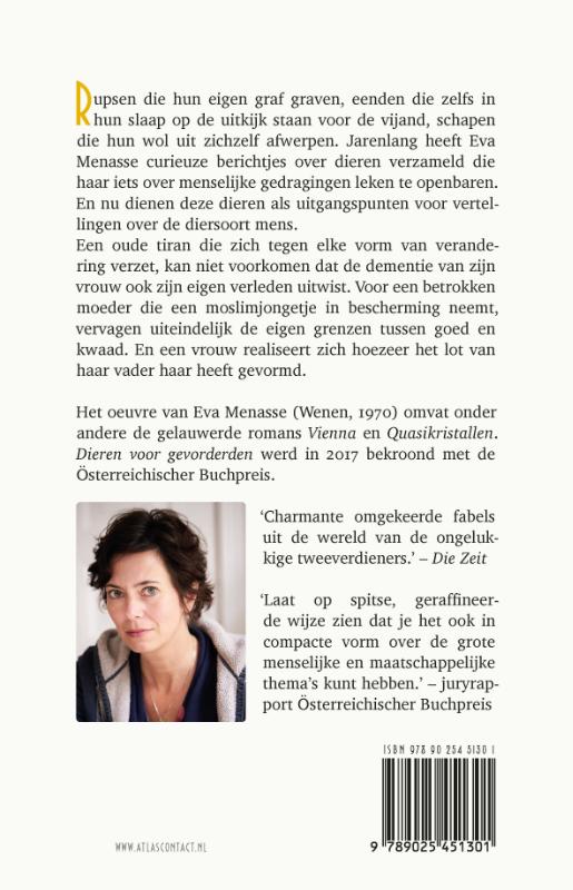 Dieren voor gevorderden achterkant