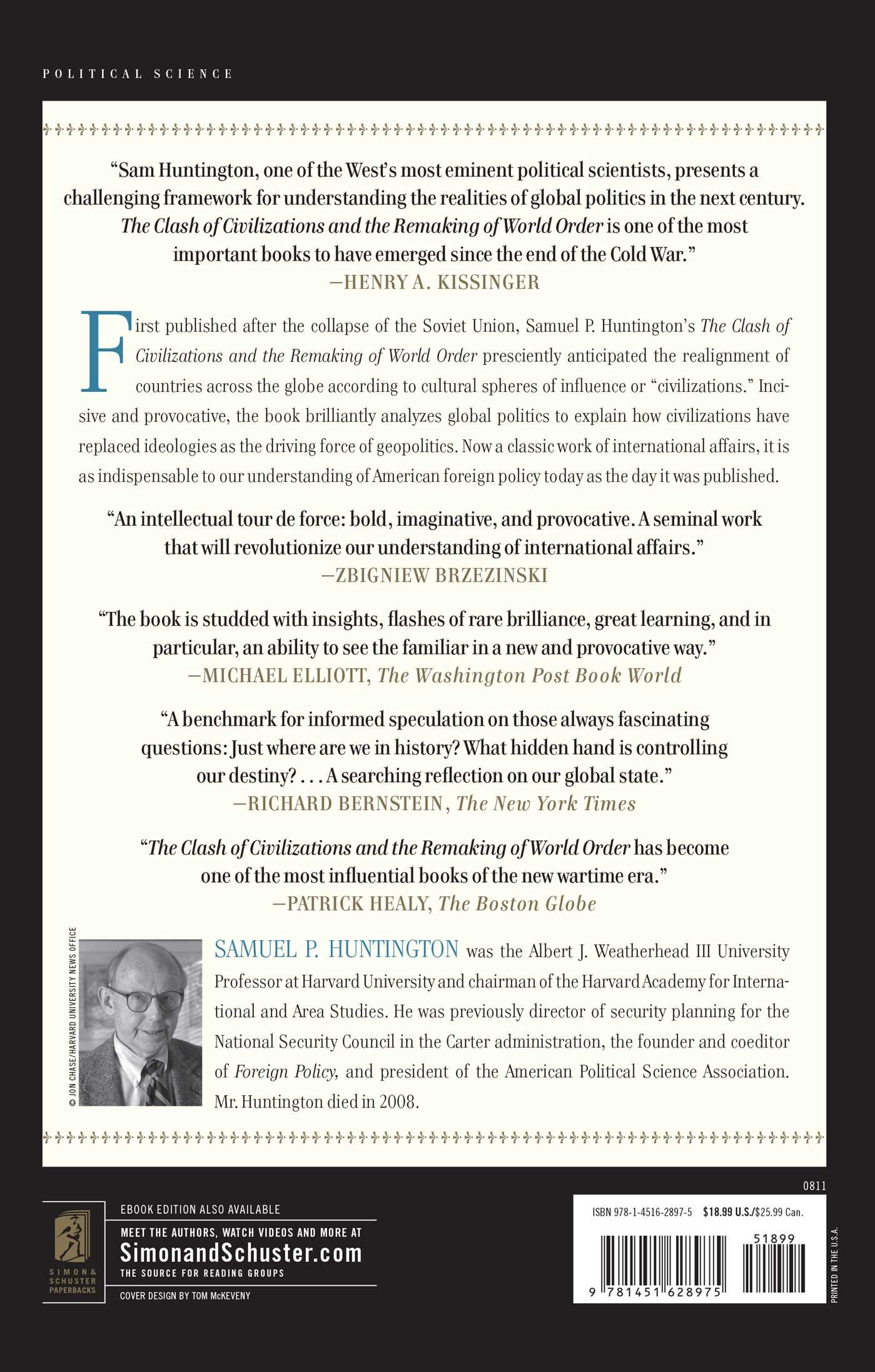 The Clash of Civilizations and the Remaking of World Order achterkant