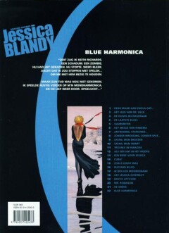 Blue harmonica / Spotlight Dupuis / Jessica Blandy / 22 achterkant