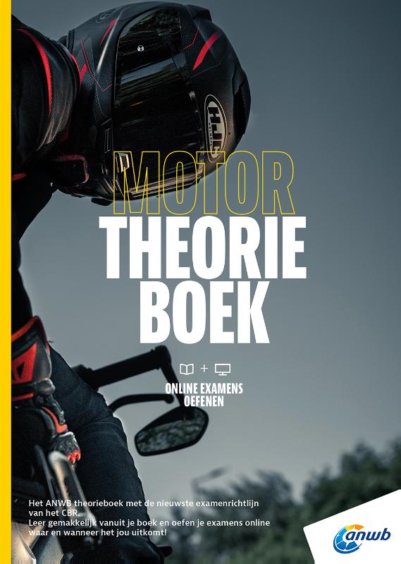 Motor - Theorieboek+online examens oefenen Rijbewijs A / ANWB Rijopleiding