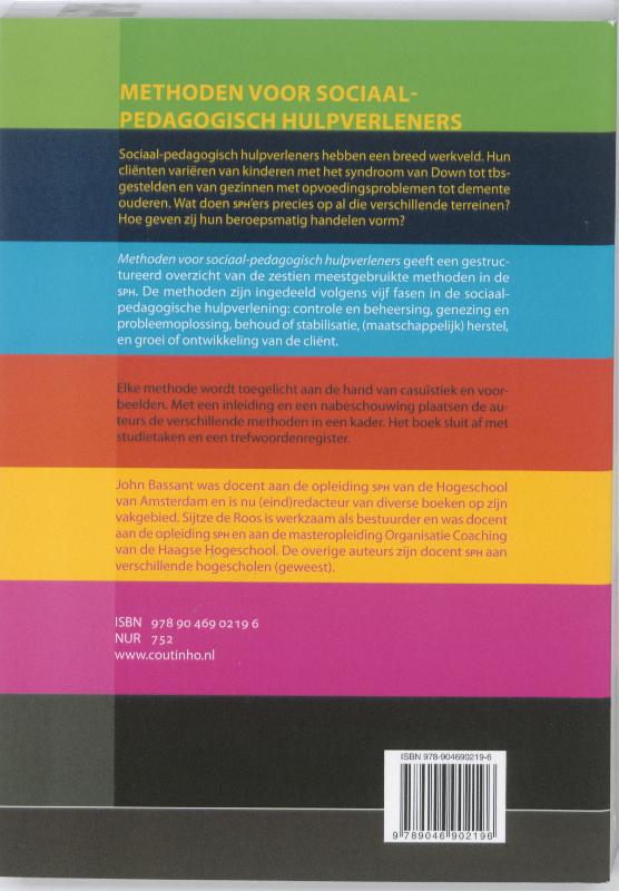 Methoden voor sociaal-pedagogisch hulpverleners Methoden voor sociaal-pedagogisch hulpverleners achterkant
