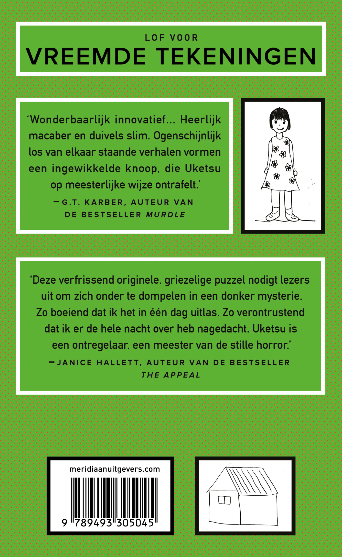 Vreemde tekeningen achterkant