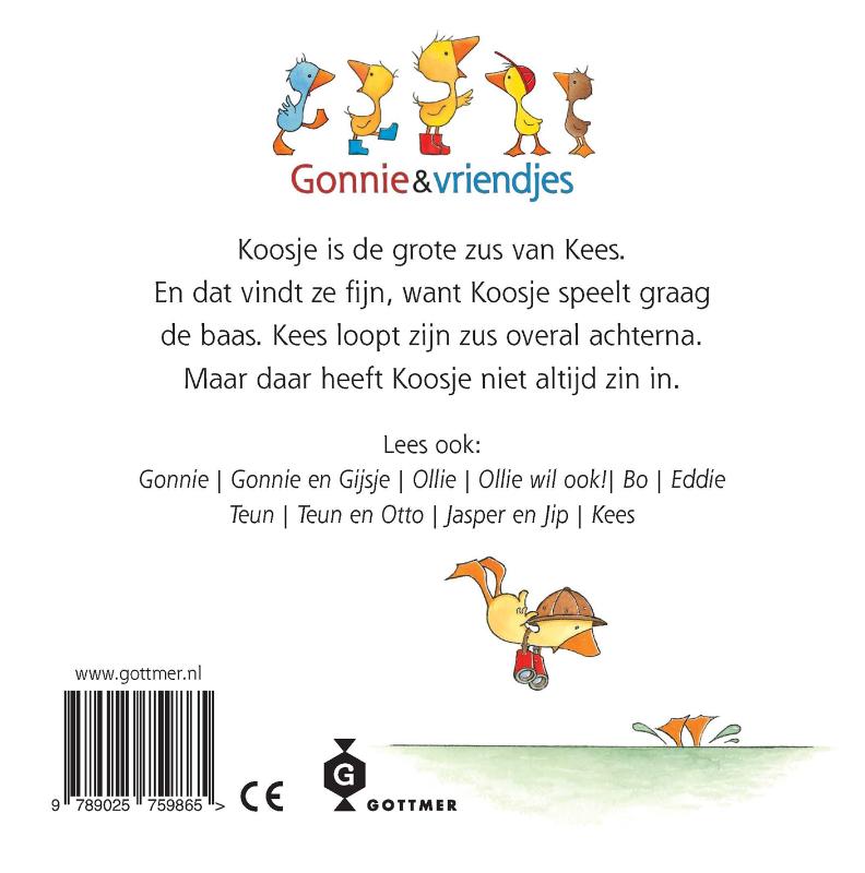 Kees en Koosje / Gonnie & vriendjes achterkant