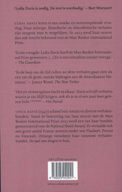 De verzamelde verhalen achterkant