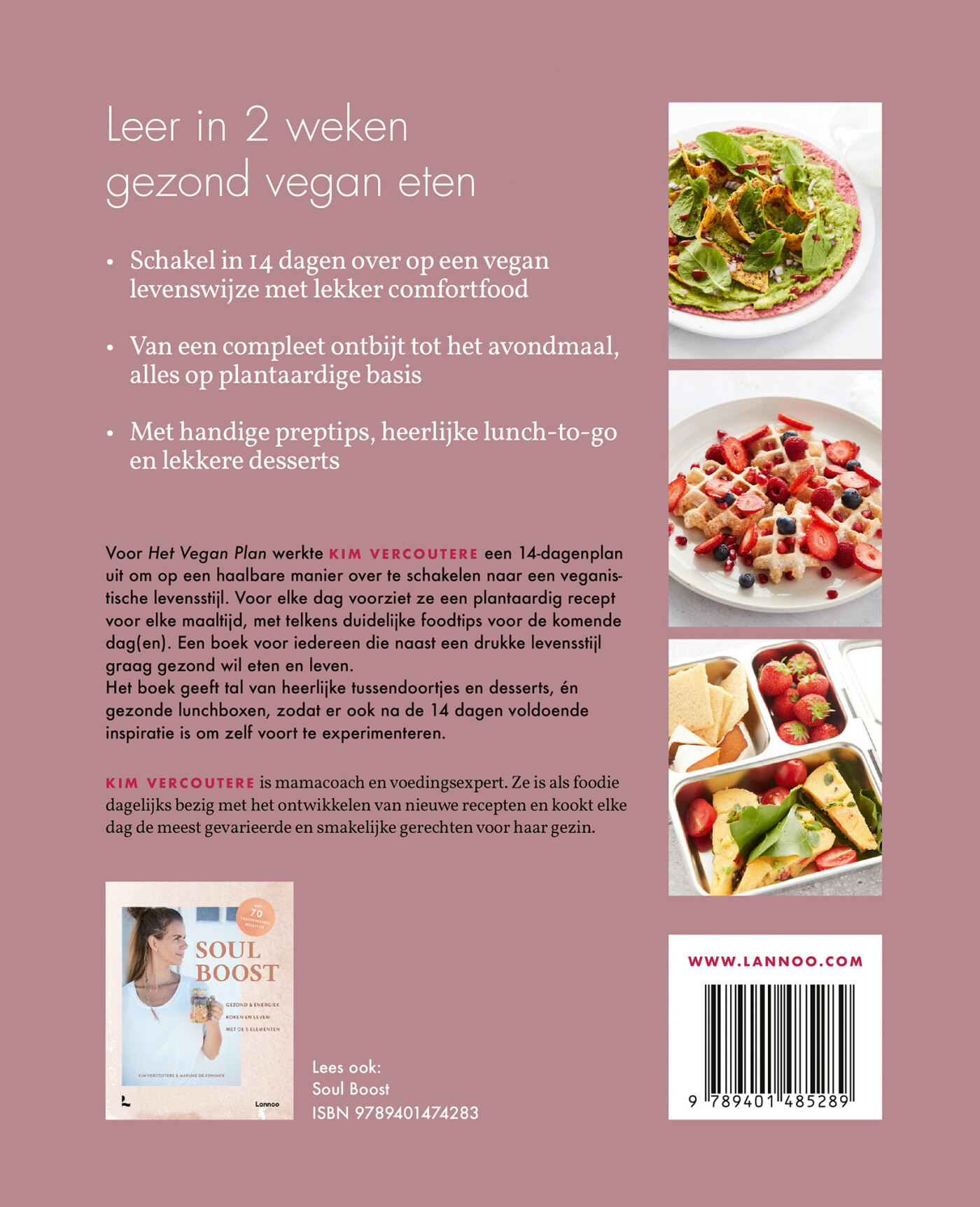 Het vegan plan achterkant