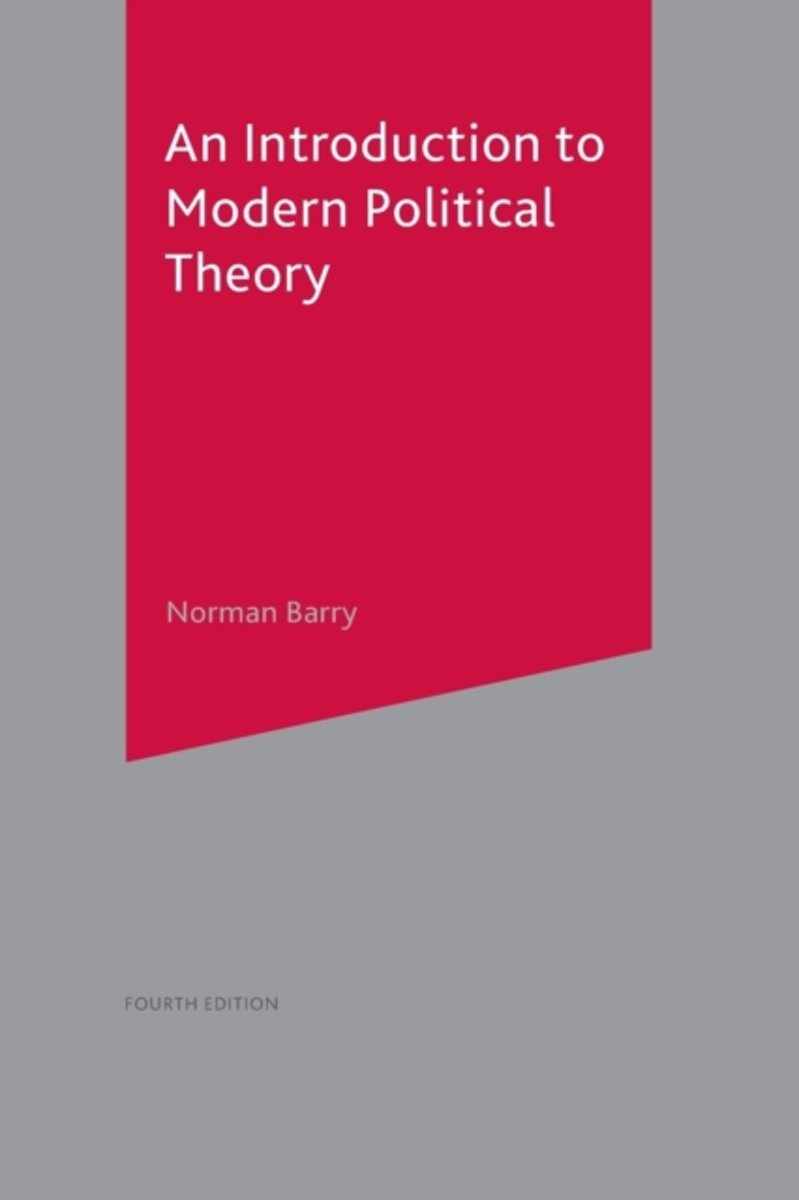 An Introduction to Modern Political Theory
