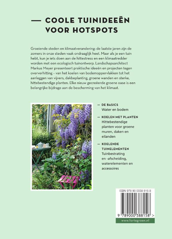 De koele tuinoase achterkant