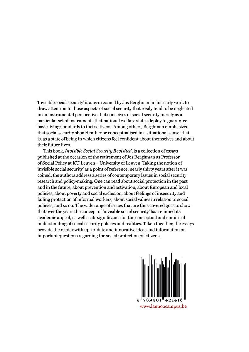 Invisible social security revisited achterkant