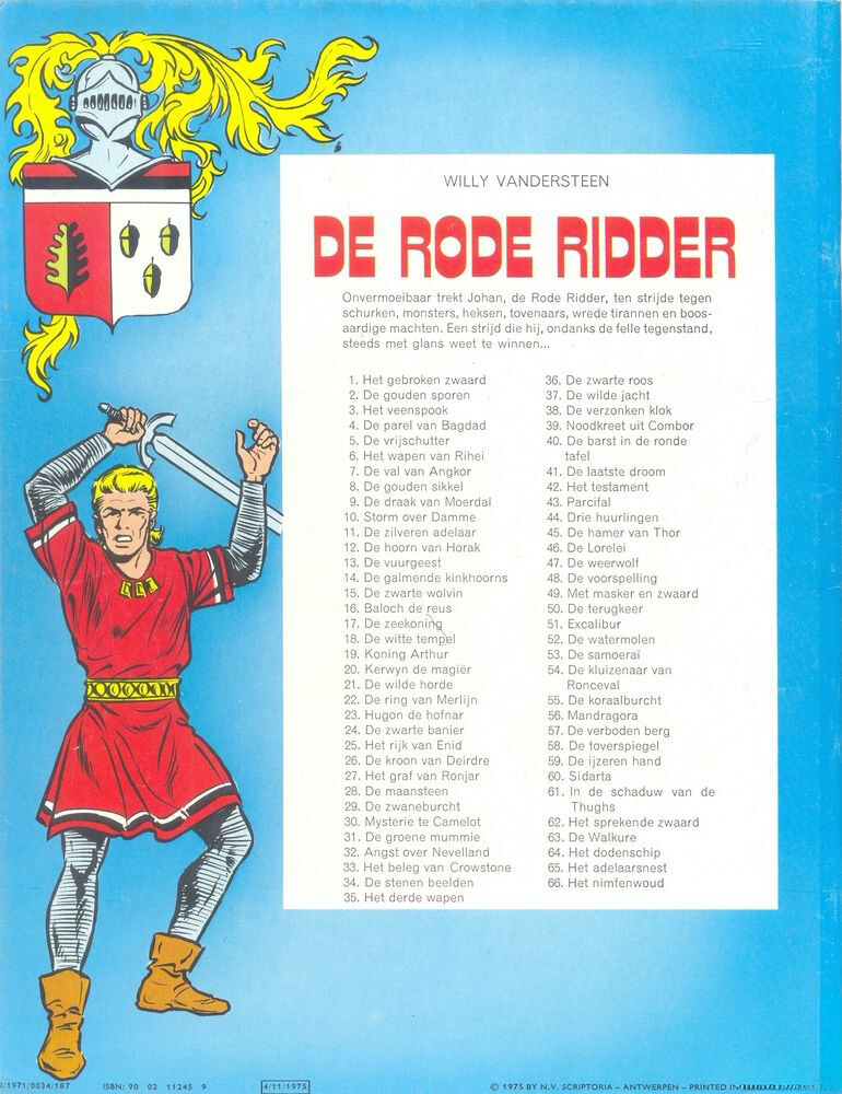 De weerwolf / De Rode Ridder / 47 achterkant