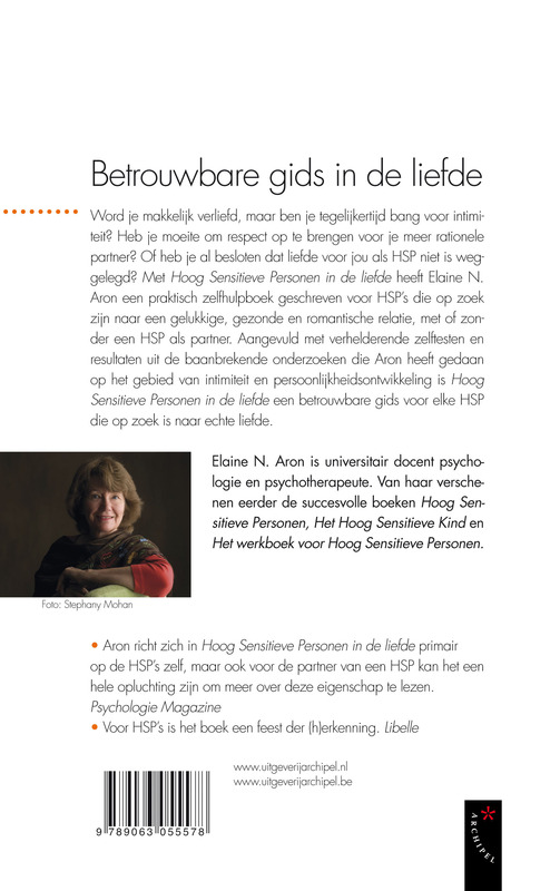 Hoog Sensitieve Personen in de liefde Hoog Sensitieve Personen in de liefde achterkant