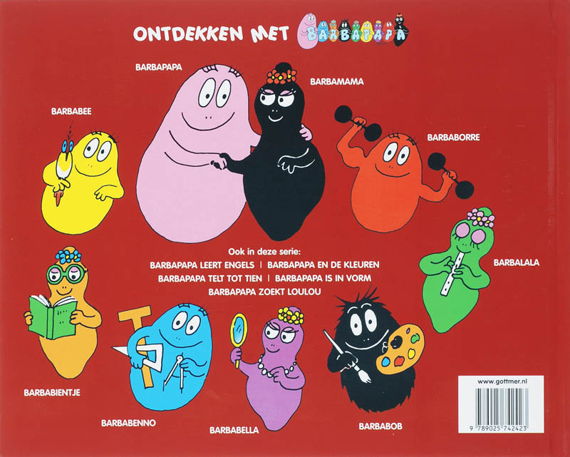 Barbapapa in het labyrint / Barbapapa achterkant