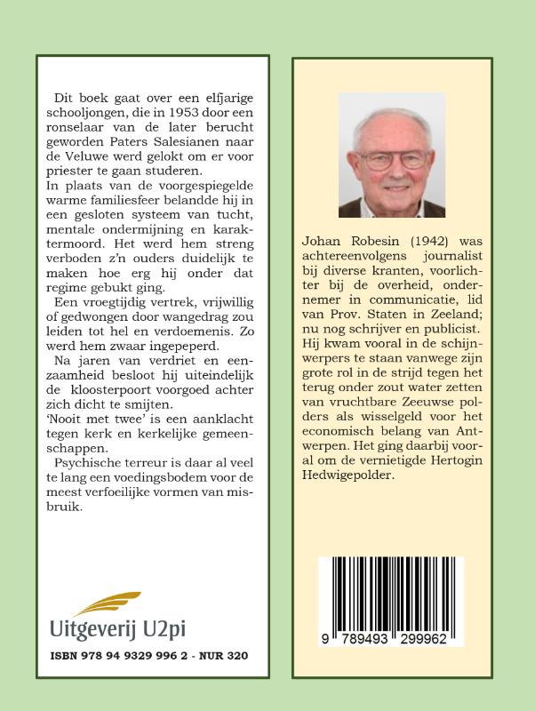 Nooit met twee achterkant