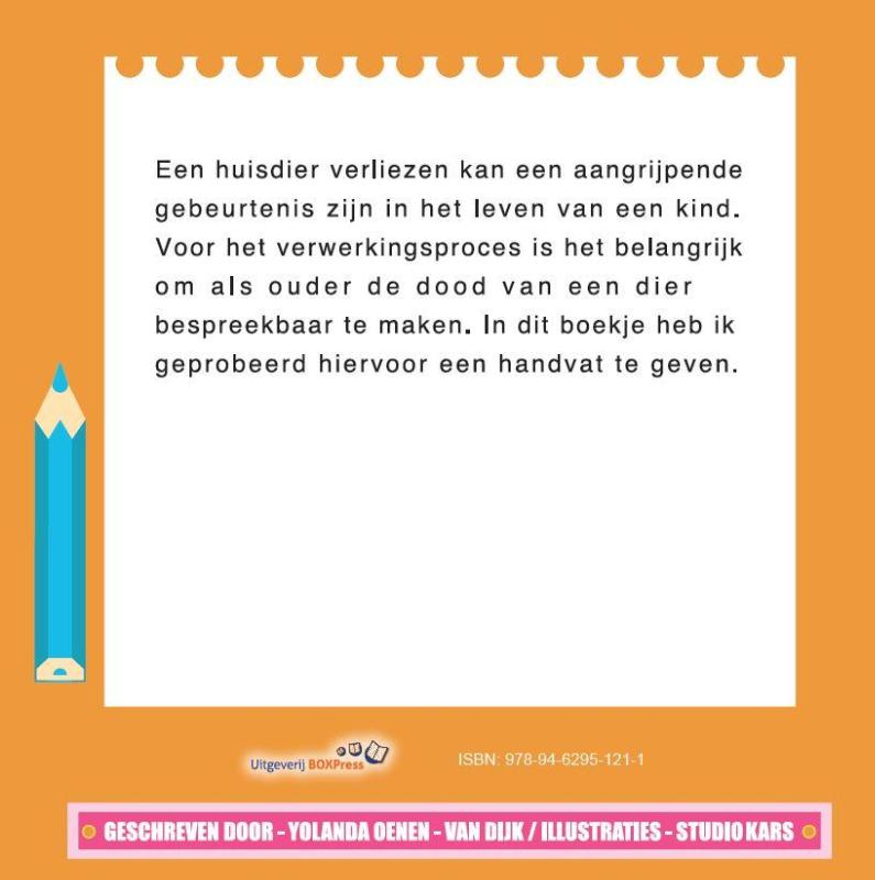 Slaap maar zacht lief klein konijntje / Pip achterkant
