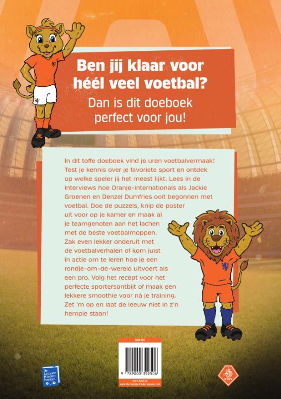 Het KNVB voetbal doeboek achterkant