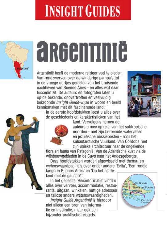 Argentinie / Insight guides achterkant