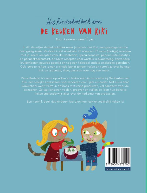 De keuken van Kiki - Het kinderkookboek van de keuken van Kiki achterkant