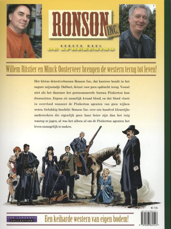 De afrekening / Ronson Inc. / 1 achterkant