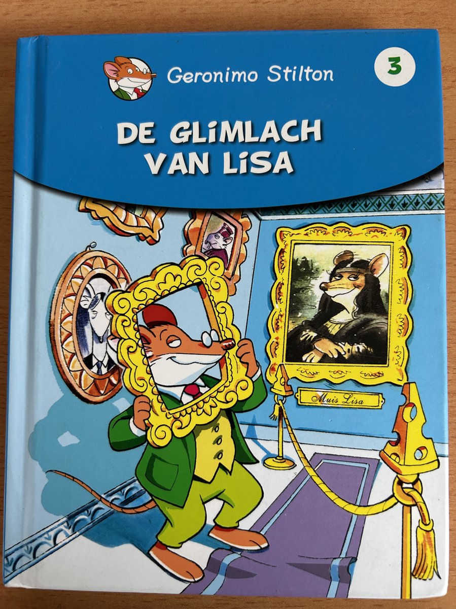 boekenbalie_9789085924425_cover De glimlach van Lisa - Geronimo Stilton