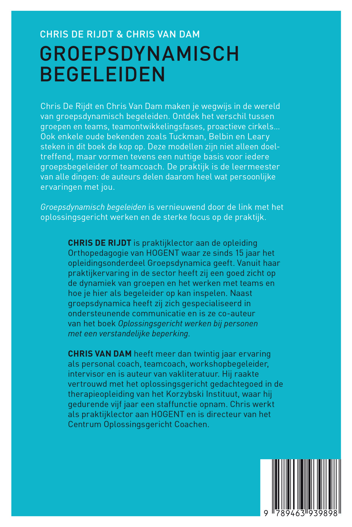 Groepsdynamisch begeleiden achterkant