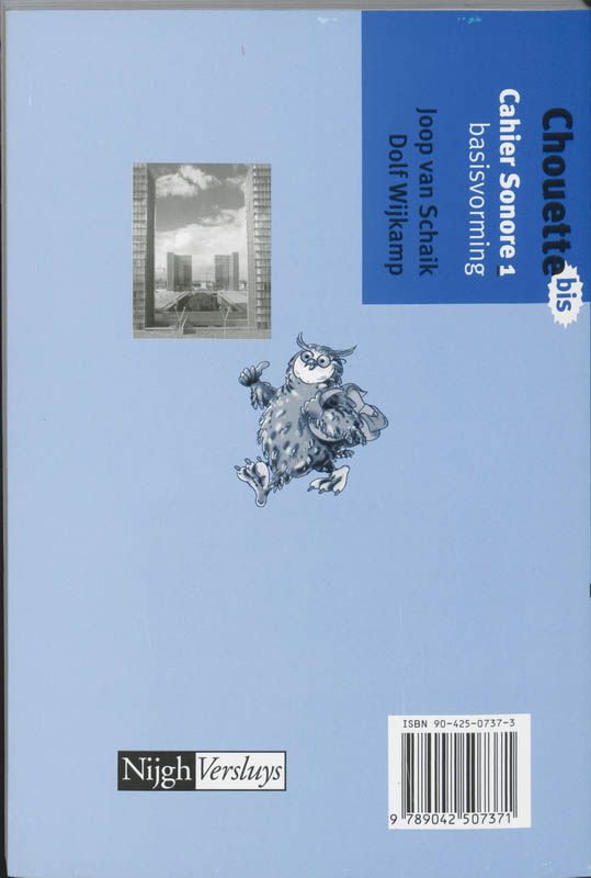 Chouette bis cahier sonore 1 achterkant