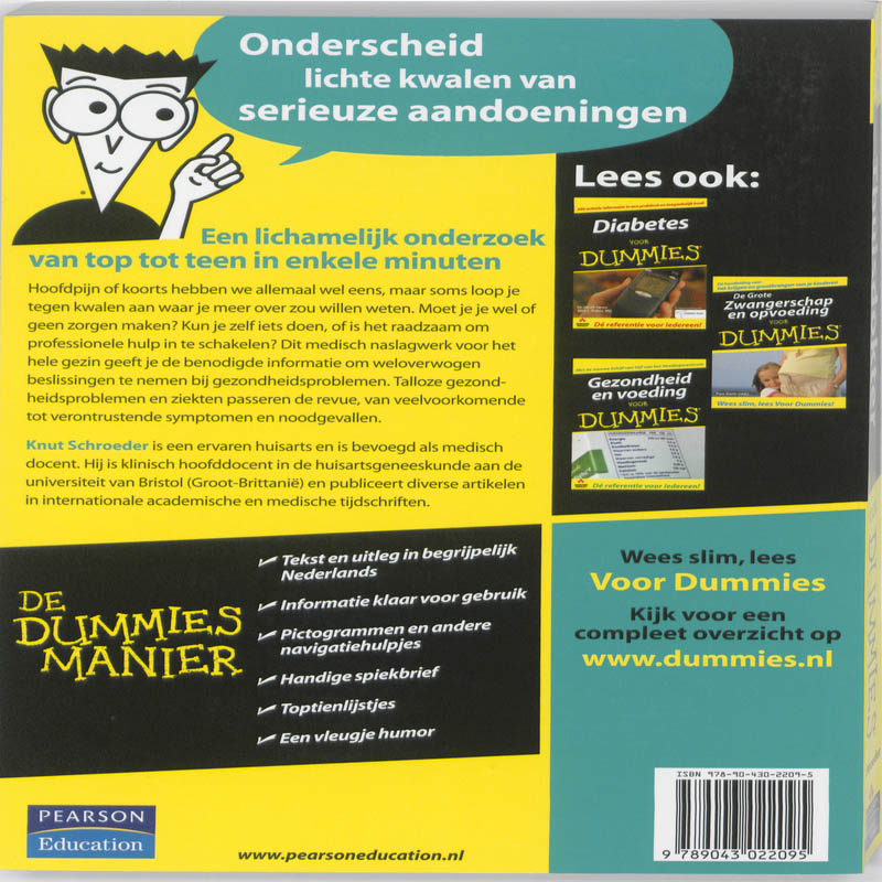 Thuisdokter voor Dummies / Voor Dummies achterkant