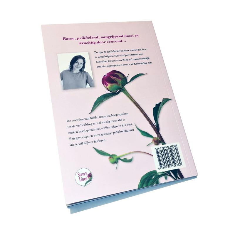 Mijn muurtje, dichtbundel van Steveline Groen - van Beek / Steve's Lines Mijn muurtje, dichtbundel van Steveline Groen - van Beek / Steve's Lines achterkant