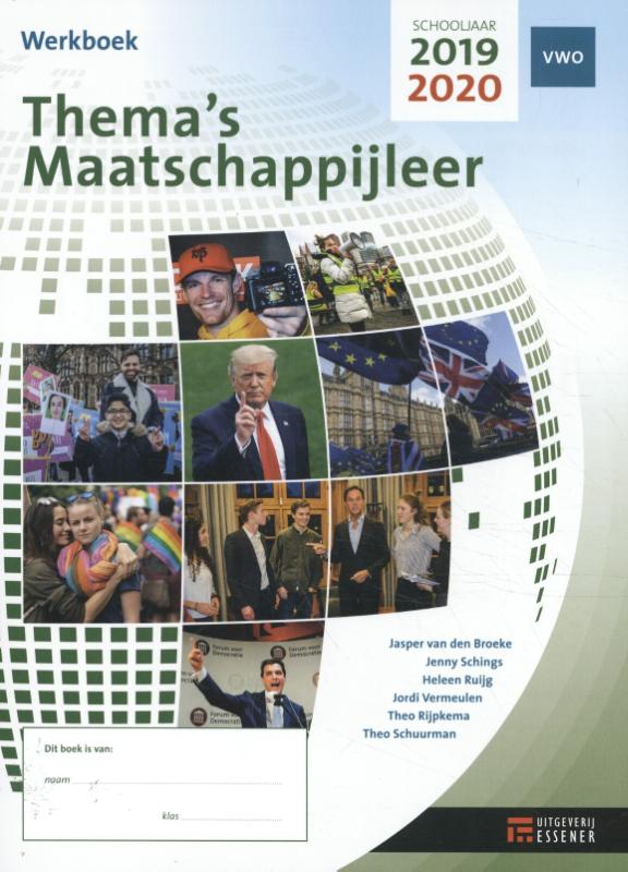 Thema's Maatschappijleer Werkboek VWO 2019-2020