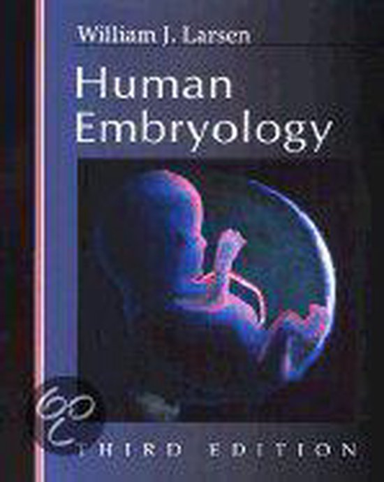 William J. Larsen Human Embryology